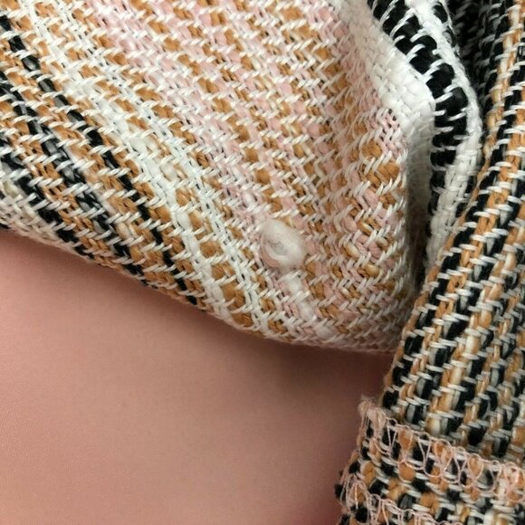 Ann Taylor Loft Womens Skirt Size 4 Tweed Fringe - Picture 12 of 12